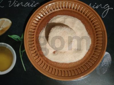 Oro varškėčiai su manų kruopomis ir vanilinu Žingsnis 3