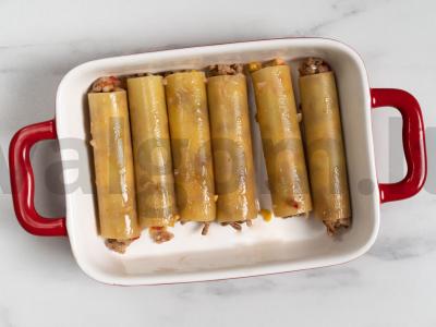 Įdarytos makaronai orkaitėje Žingsnis 6