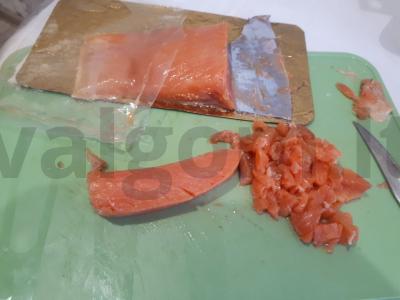 Sushi tortas „Filadelfija“ Žingsnis 9