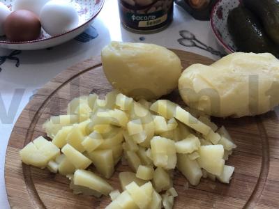 Olivjė su baltaisiais pupelėmis Žingsnis 2