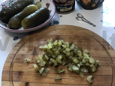 Olivjė su baltaisiais pupelėmis Žingsnis 4