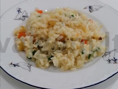 Vegetariškas ryžiai su daržovėmis ir razinomis Žingsnis 7