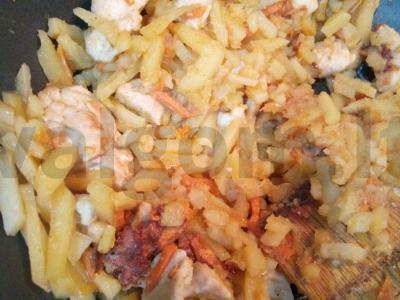 Indėnų azu be marinuotų agurkų Žingsnis 6