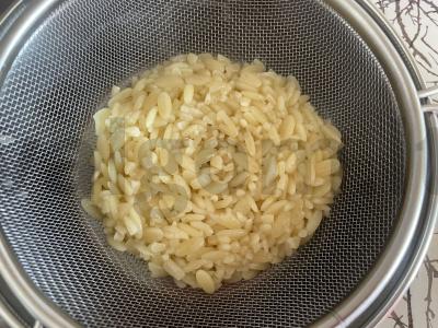 Orzo makaronai su pomidorais ir sūriu Žingsnis 1