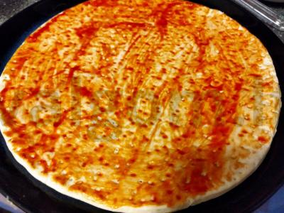 Greita pica su dešrelėmis Žingsnis 1