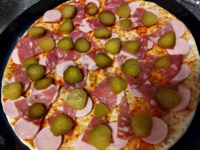 Greita pica su dešrelėmis Žingsnis 4