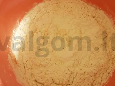 Kepiniai blynai iš blynų miltų Žingsnis 3