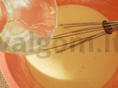 Kepiniai blynai iš blynų miltų Žingsnis 4