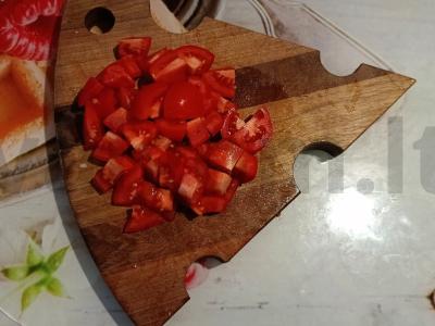 Salotas „Žuvelė“ su lašiša ir krevetėmis Žingsnis 2