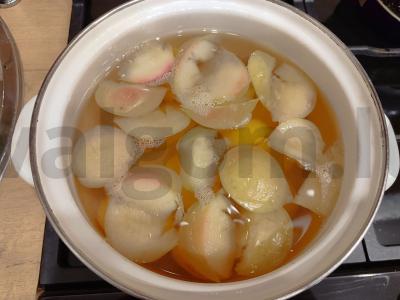 Gaivus abrikosų ir obuolių kompotas Žingsnis 6