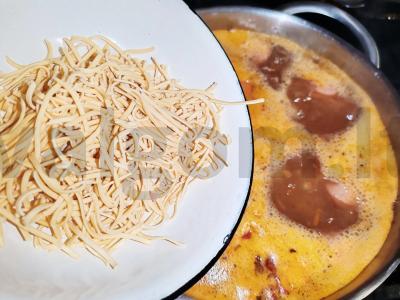 Vaikų sriuba su pieno dešrelėmis Žingsnis 7