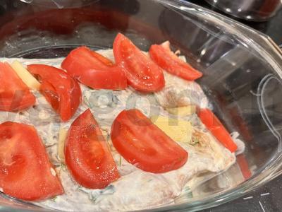 Kalakutienos krūtinėlės filė su baziliku ir špinatais Žingsnis 7