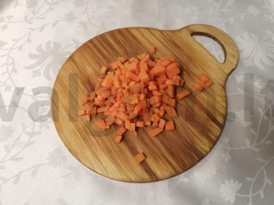 Lęšiai, troškinti su mėsa ir pomidorų pasta Žingsnis 3