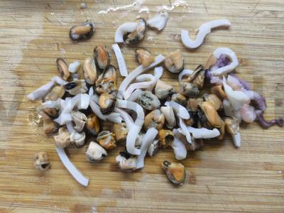 Salotos su kiaušiniu ir jūros gėrybėmis Žingsnis 2