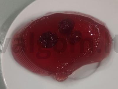 Vyšnių želė iš uogienės pagrindine nuotrauka