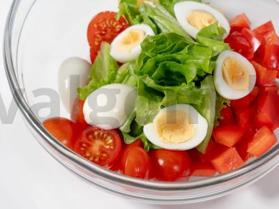 Kiaušinių salotos Žingsnis 3