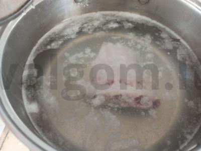 Žirnių sriuba su pupelėmis Žingsnis 1