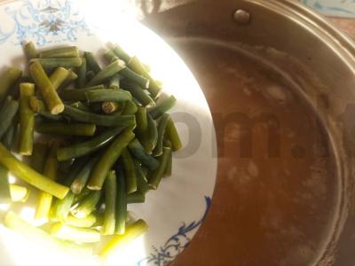 Žirnių sriuba su pupelėmis Žingsnis 4