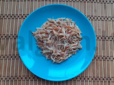 Kepta vermišelė su baziliku ir kiaušiniu Žingsnis 4