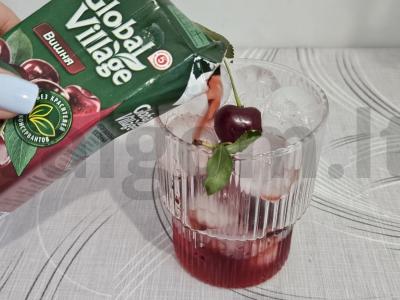 Vyšnių limonadas su sultimis Žingsnis 1