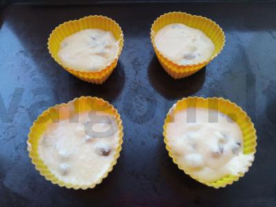 Paprasti keksiukai su razinomis Žingsnis 3