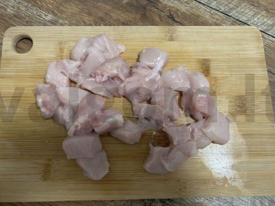 Vištiena karčioje padaže vakarienei Žingsnis 2