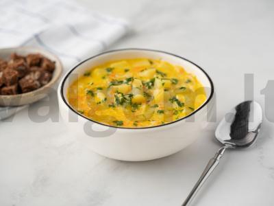 Sriuba su bulvėmis ir lydytu sūriu pagrindine nuotrauka