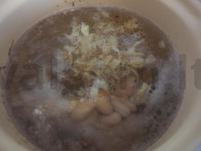 Sriuba su konservuotomis pupelėmis vištienos sultinyje Žingsnis 4