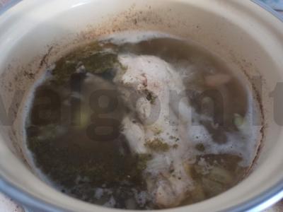 Sriuba su konservuotomis pupelėmis vištienos sultinyje Žingsnis 5