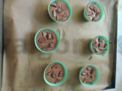 Šokoladiniai keksiukai per 40 minučių Žingsnis 4