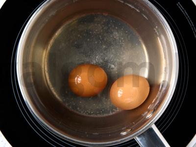 Sluoksniuotas salotas „Sniego krabas“ Žingsnis 1