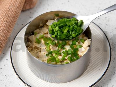 Sluoksniuotas salotas „Sniego krabas“ Žingsnis 3