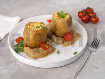 Šveicariškas bulvių patiekalas pagrindine nuotrauka