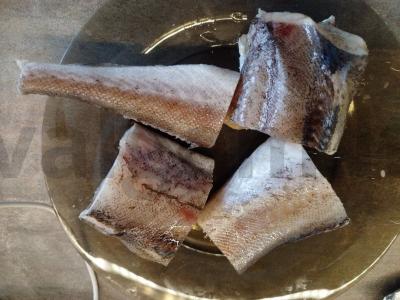 Keptas menkė su svogūnais Žingsnis 1