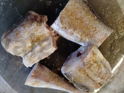 Keptas menkė su svogūnais Žingsnis 4