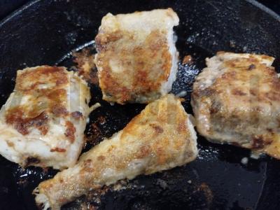 Keptas menkė su svogūnais Žingsnis 12