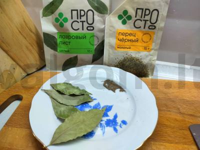 Sriuba su voveraitėmis ir perliniu miežiu Žingsnis 4