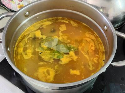 Sriuba su voveraitėmis ir perliniu miežiu Žingsnis 5