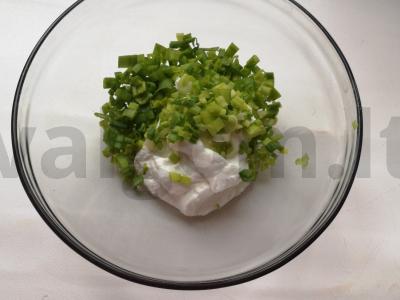 Tortilijos iš lavašo su silpnai sūdyta upėtakiu Žingsnis 2