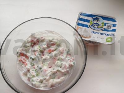 Tortilijos iš lavašo su silpnai sūdyta upėtakiu Žingsnis 4