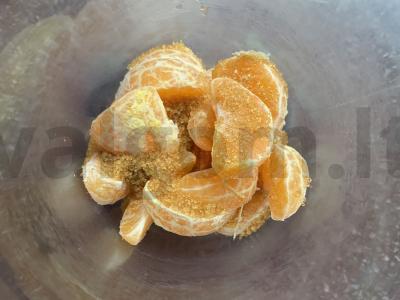 Mandarinų limonadas Žingsnis 1