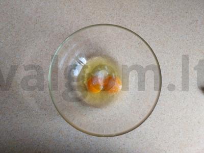 Blynai „Vaikystės skonis“ Žingsnis 2