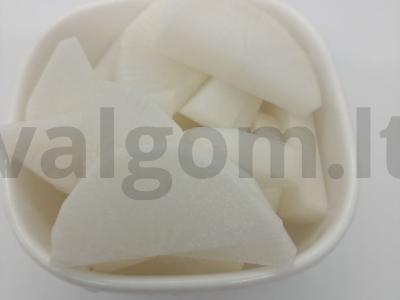 Keptas daikonas Žingsnis 1