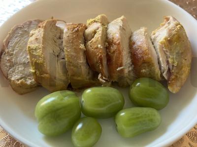 Kepta vištienos krūtinėlė be aliejaus pagrindine nuotrauka