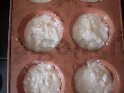 Varškės keksiukai Žingsnis 6