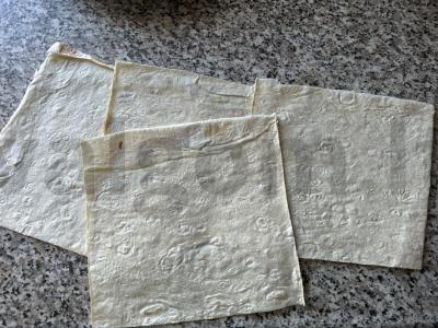 Vafliniai vamzdeliai pusryčiams iš lavašo Žingsnis 1