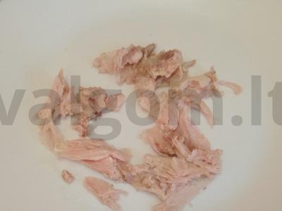 Sriuba su špinatais vištienos sultinyje Žingsnis 1