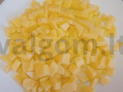 Sriuba su špinatais vištienos sultinyje Žingsnis 2