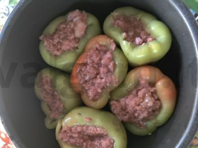 Įdarytos paprikos su krienodaru pietums Žingsnis 7