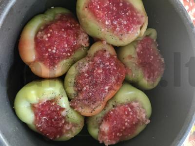 Įdarytos paprikos su krienodaru pietums Žingsnis 9